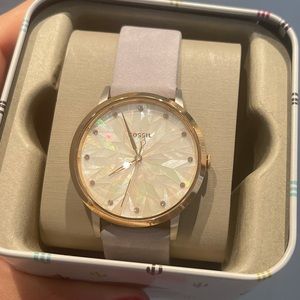 NWT In Box - Women’s Genuine Leather Fossil Watch